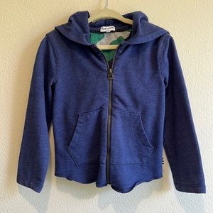 Splendid blue zip up hoodie with pockets 3T